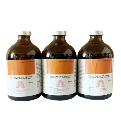 Tylosin Tartrate Injection 5% 20% for Parenteral Use Antibiotics Discount price